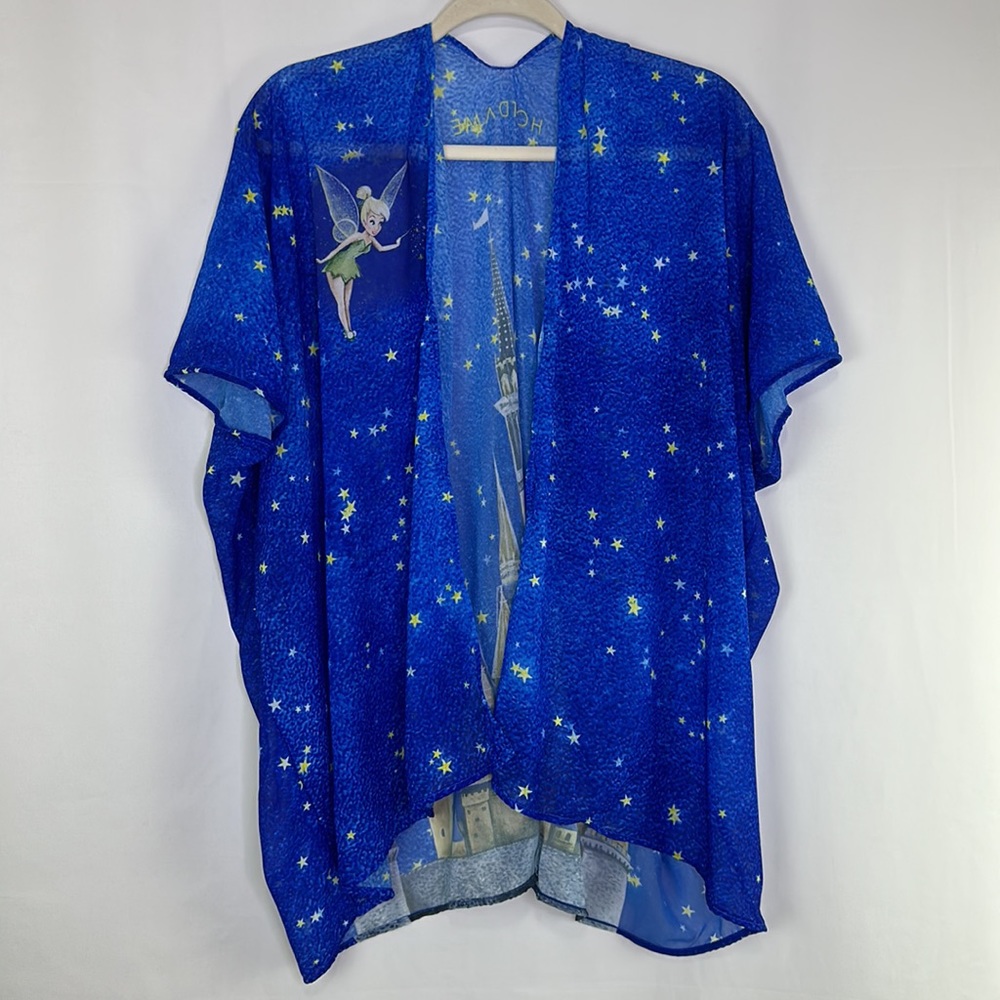 Disney Magical Dreams Cardigan All Over Print Sheer HOTDAME Tinkerbell